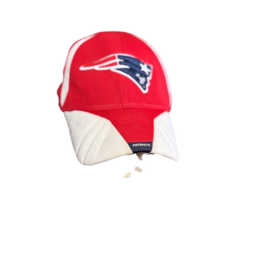 Reebok New England Patriots NFL‎ Authentic Sideline Hat Red White M/L RBK Cap